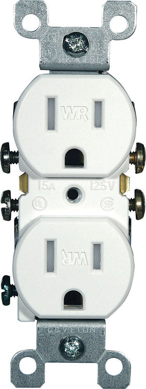 Recept Wr/Tr 15A White (Pack Of 1)