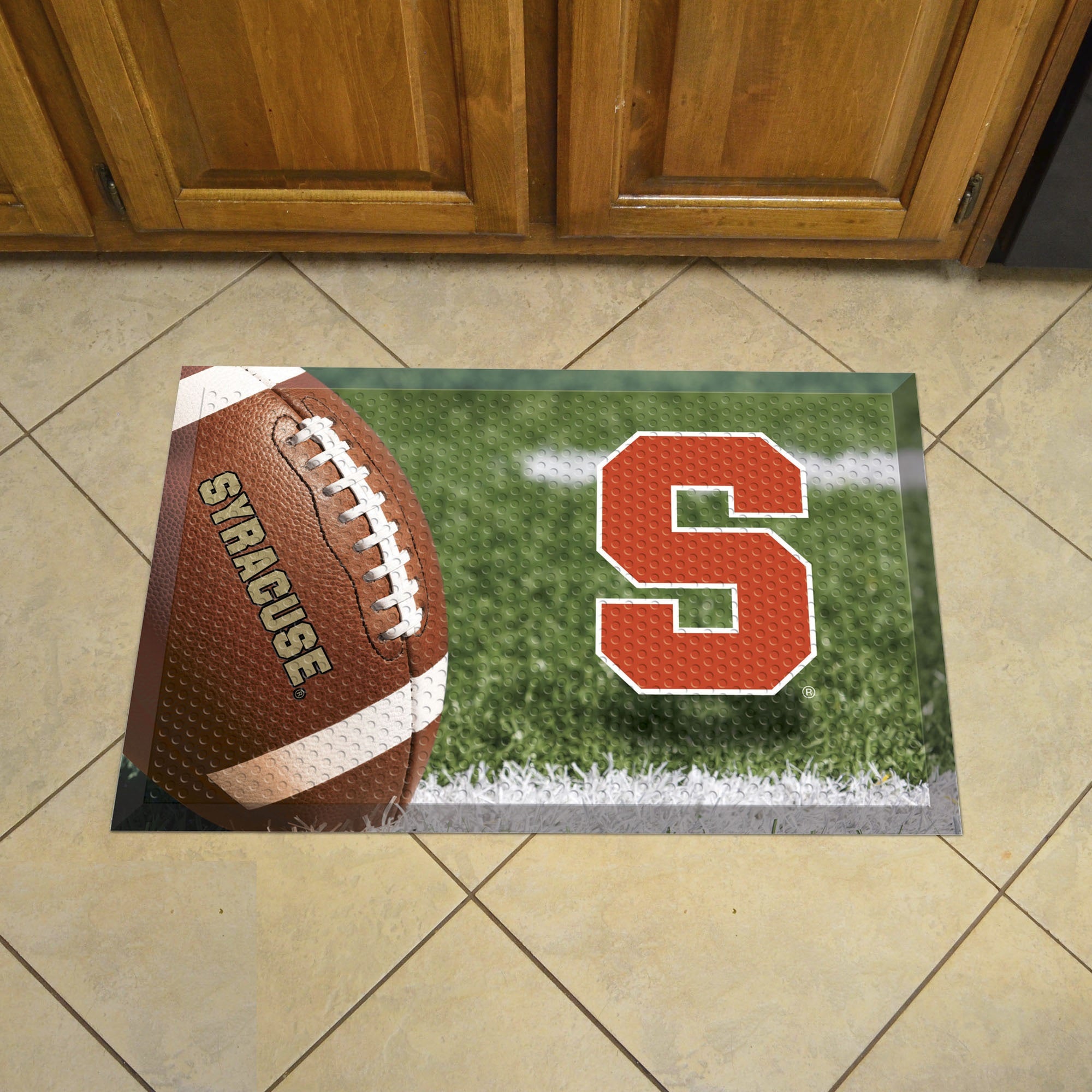 Syracuse Rubber Scraper Door Mat