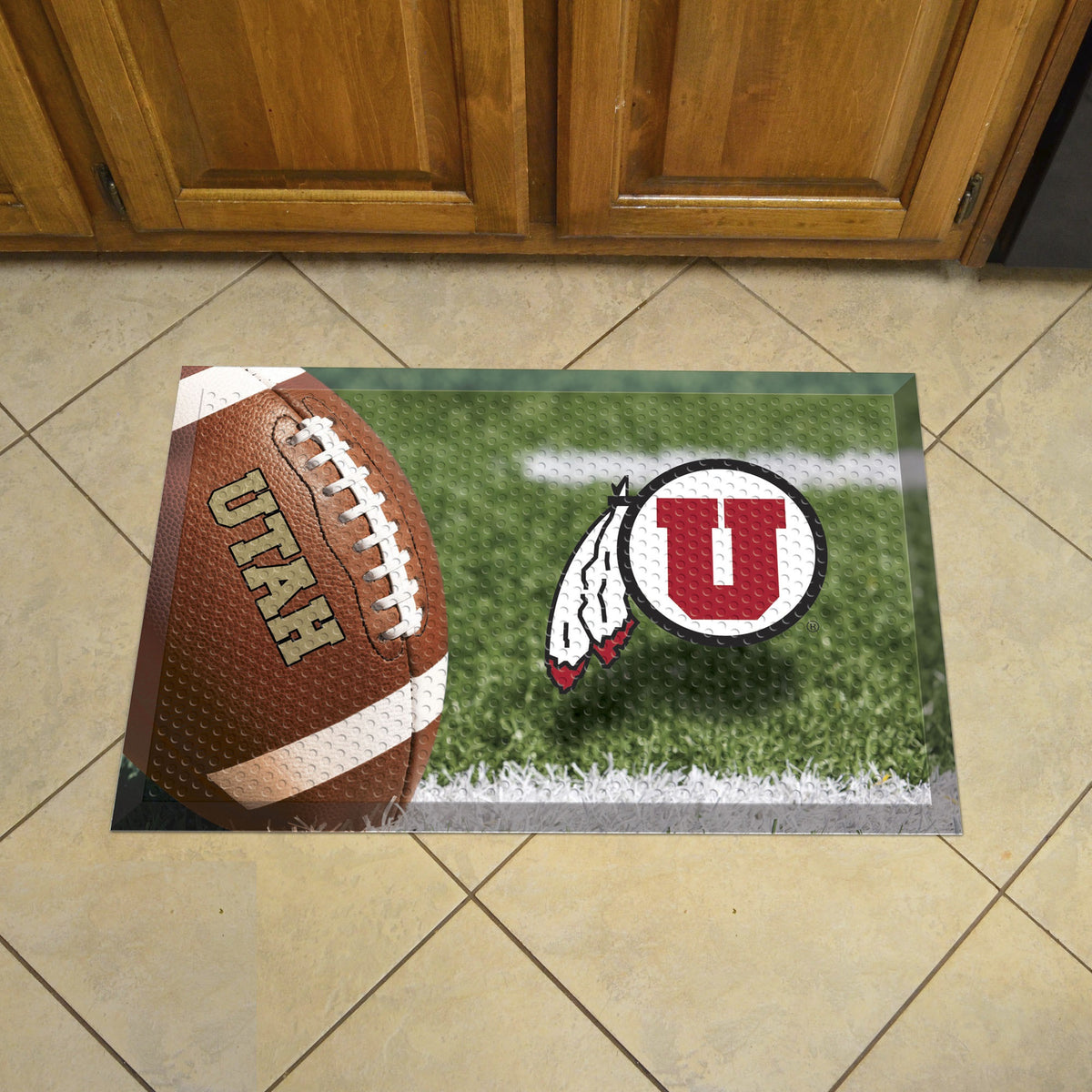 Utah Rubber Scraper Door Mat