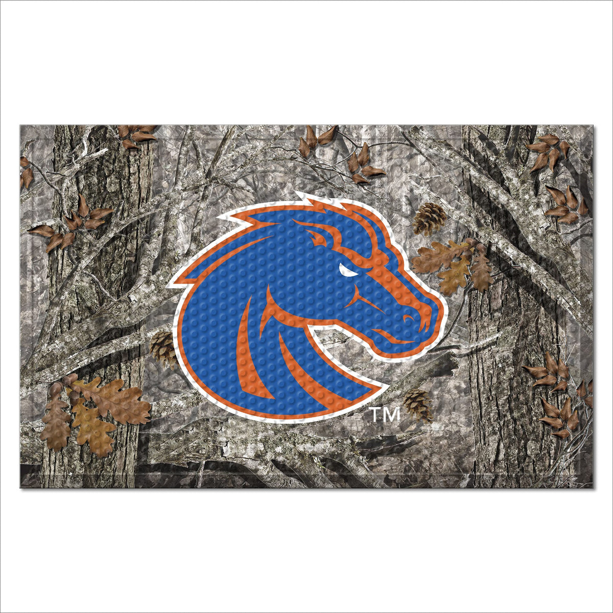 Boise State University Rubber Scraper Door Mat
