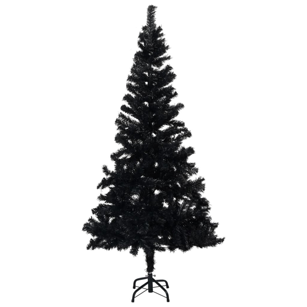Vidaxl Artificial Christmas Tree With Stand Black 94.5' Pvc