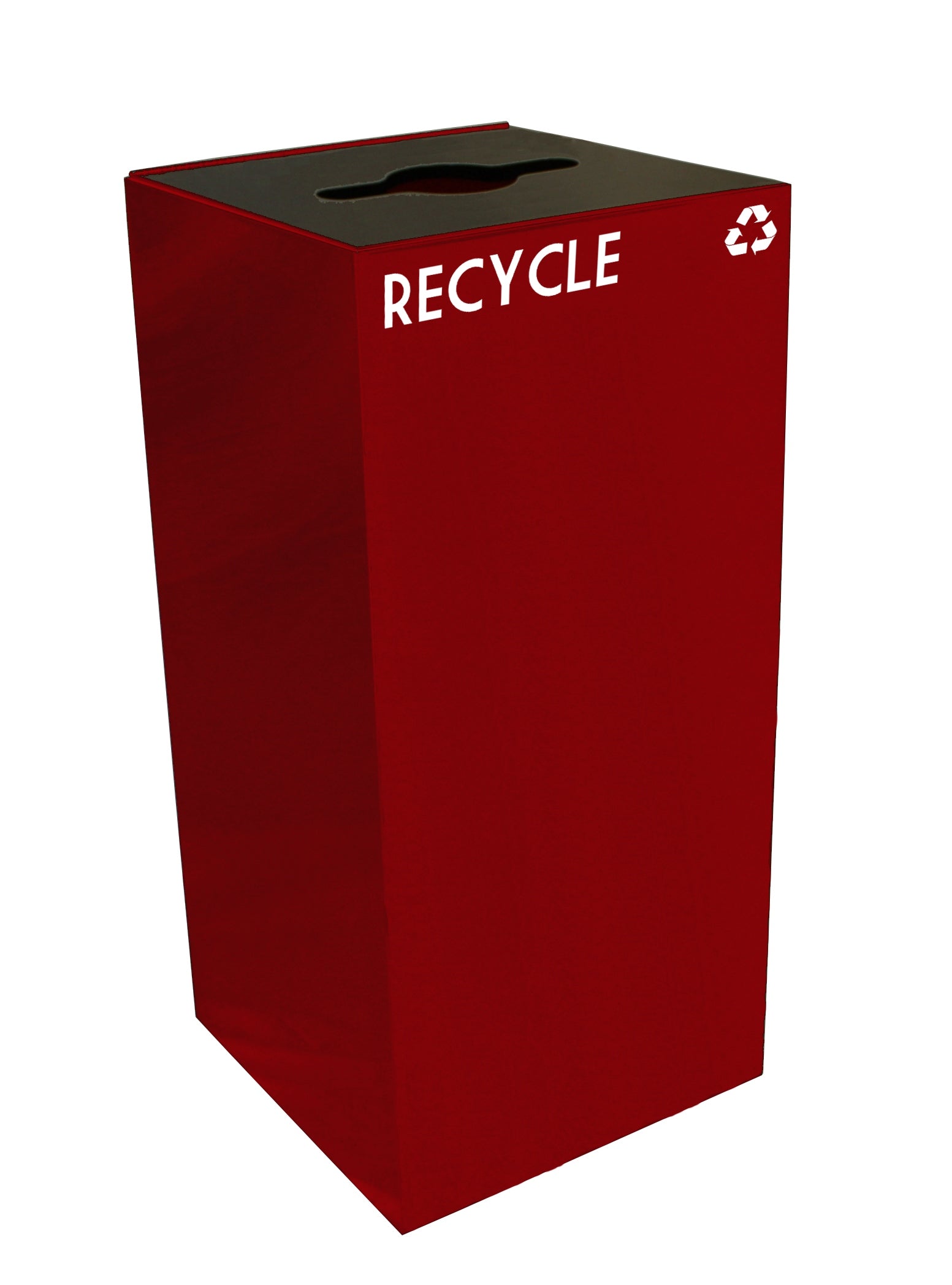 32Gc04-Sc-Vv Ergode Recycling Containers - Compact & Customizable Square Shape, 4 Sizes, 4 Colors, 4 Lid Choices, Durable Steel