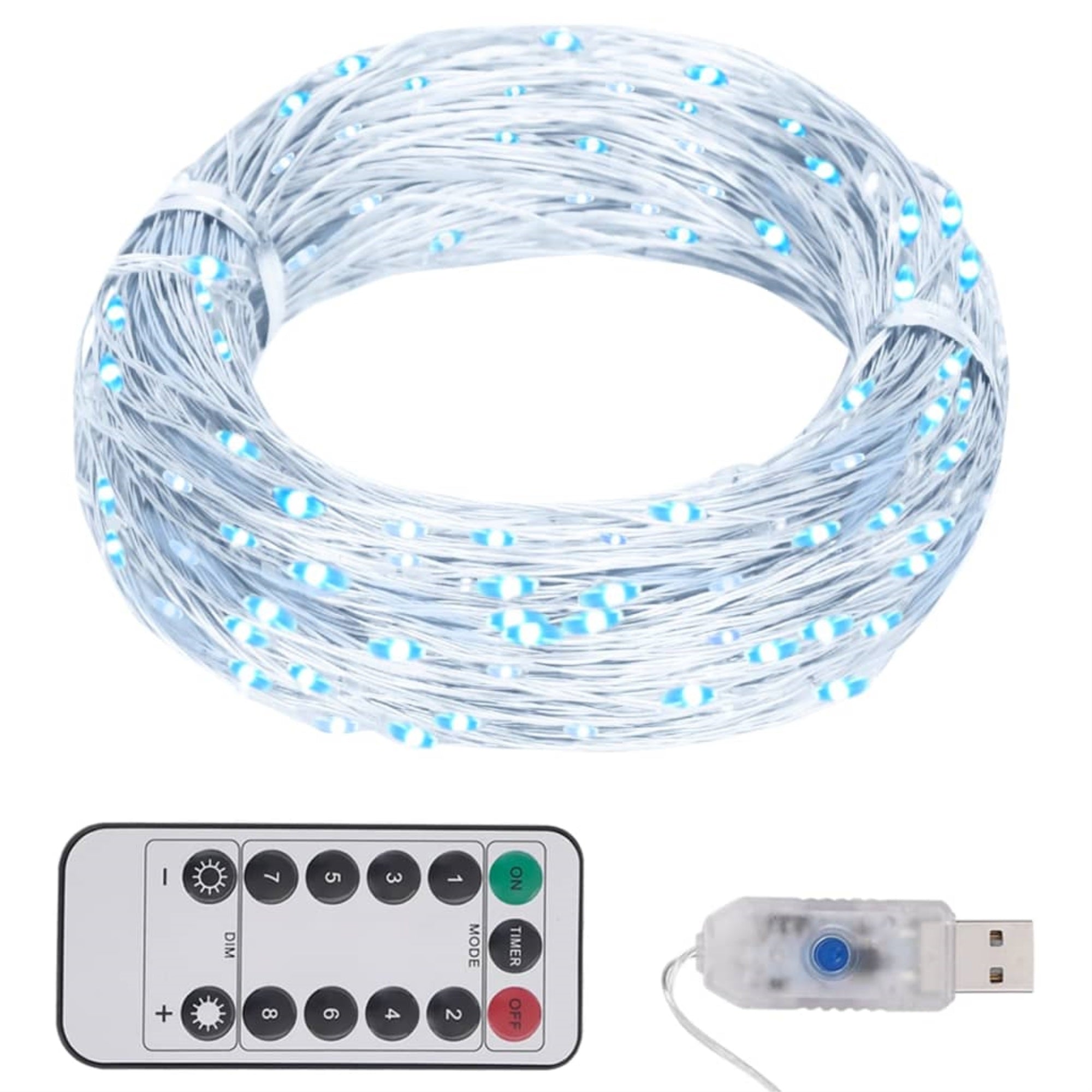 Vidaxl Led String With 300 Leds Cold White 1181.1'
