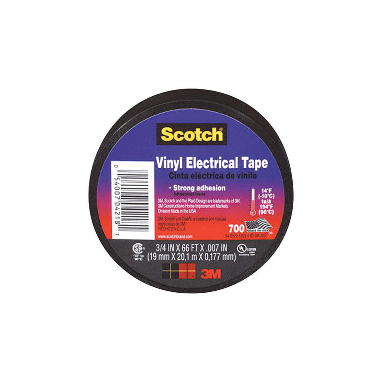 Tape Elec Mid 3/4X66 Blk(Pack Of 1)