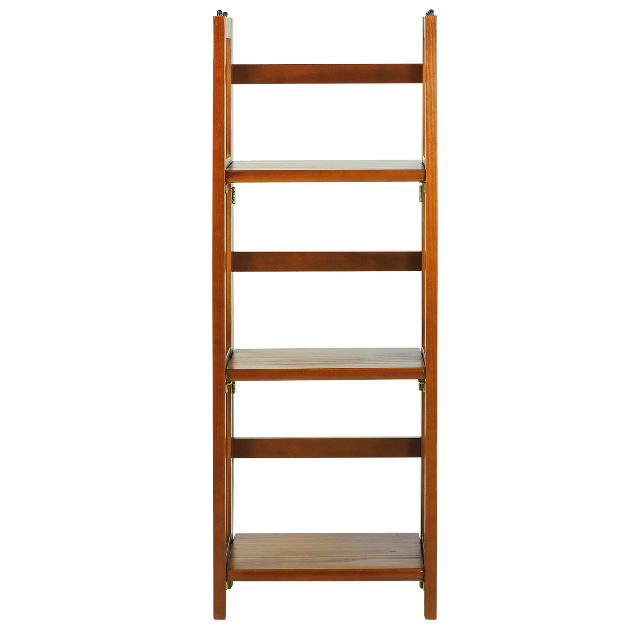 3-Shelf Folding Bookcase 14' Wide-Honey Oak