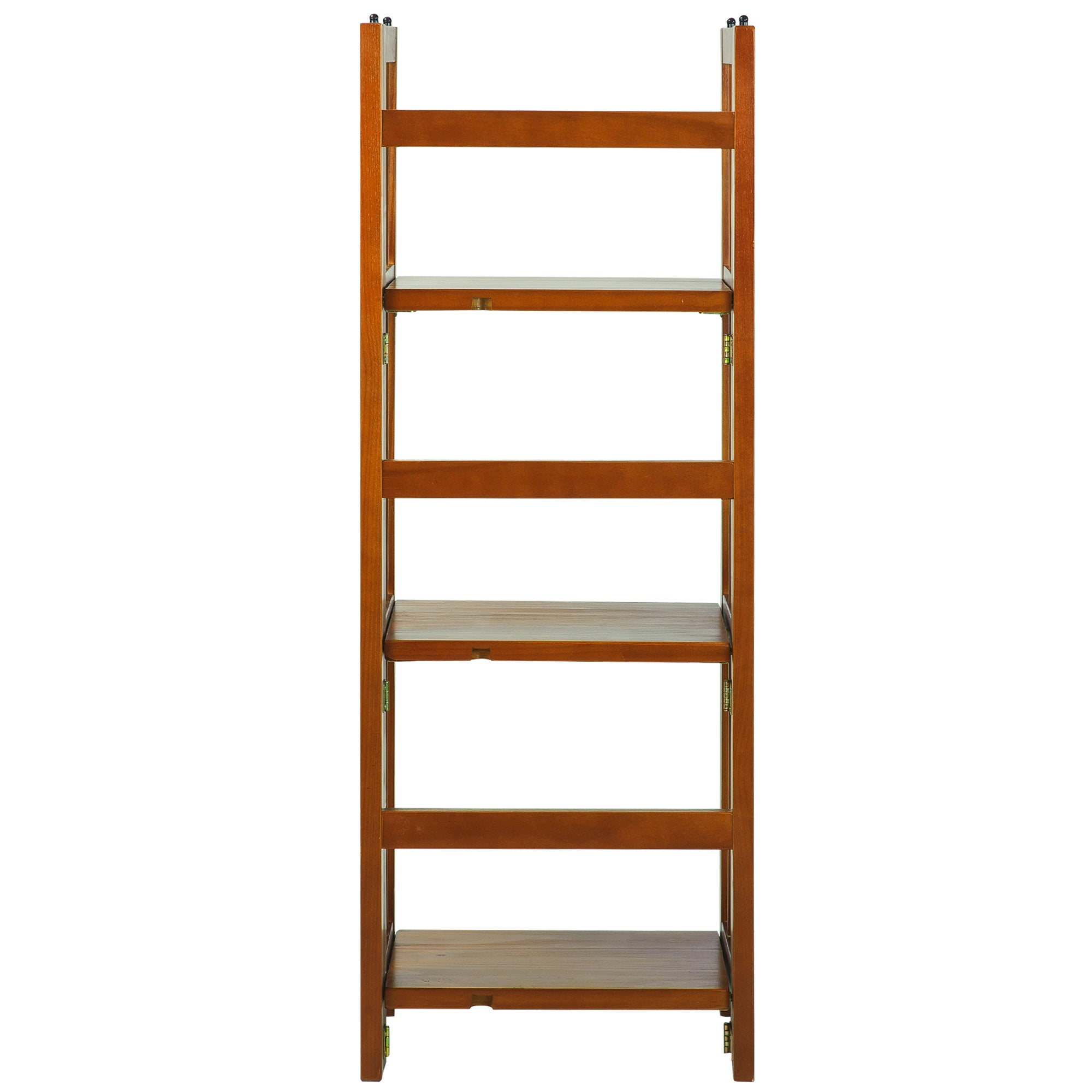 3-Shelf Folding Bookcase 14' Wide-Honey Oak
