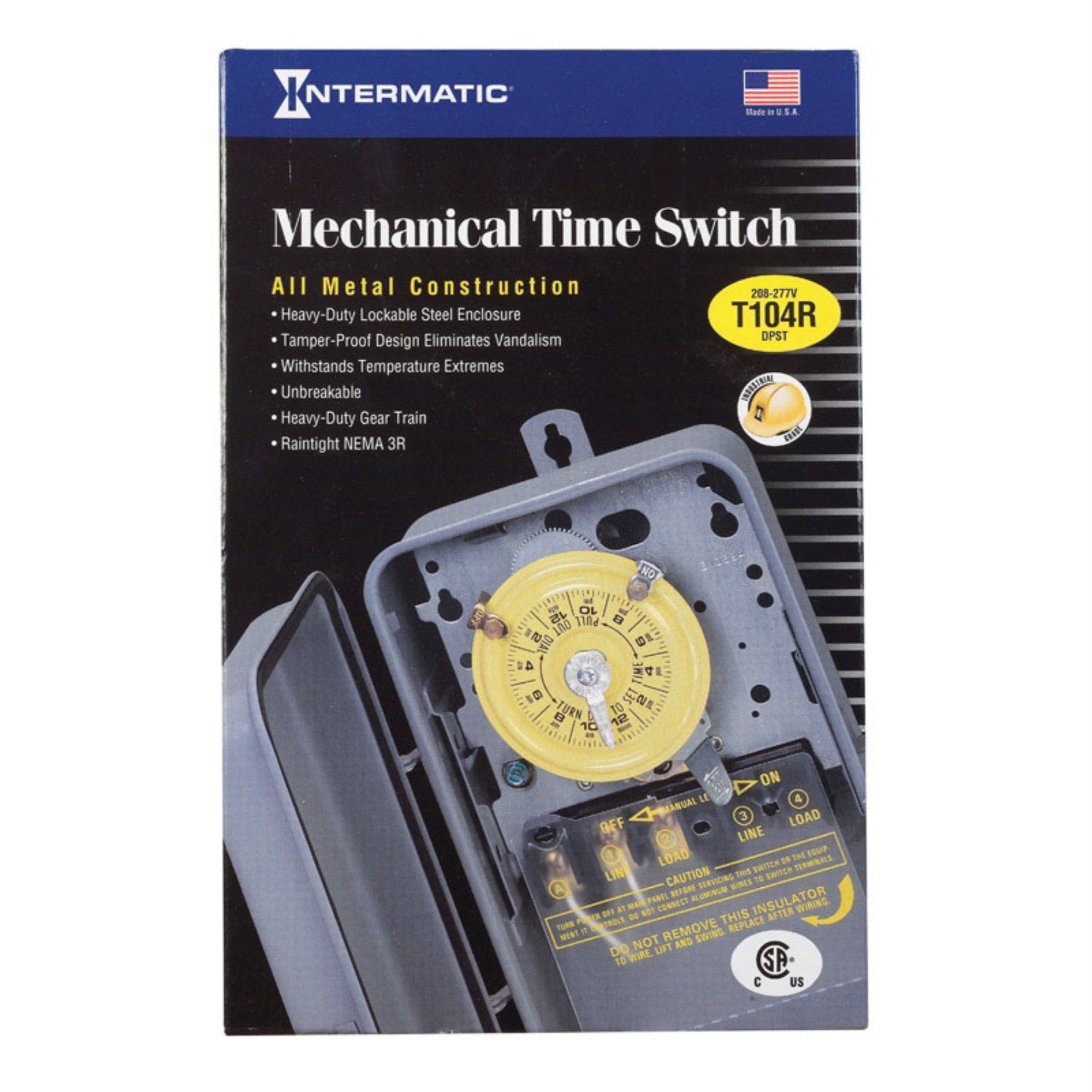 Mech Timr Swtch208/277V(Pack Of 1)