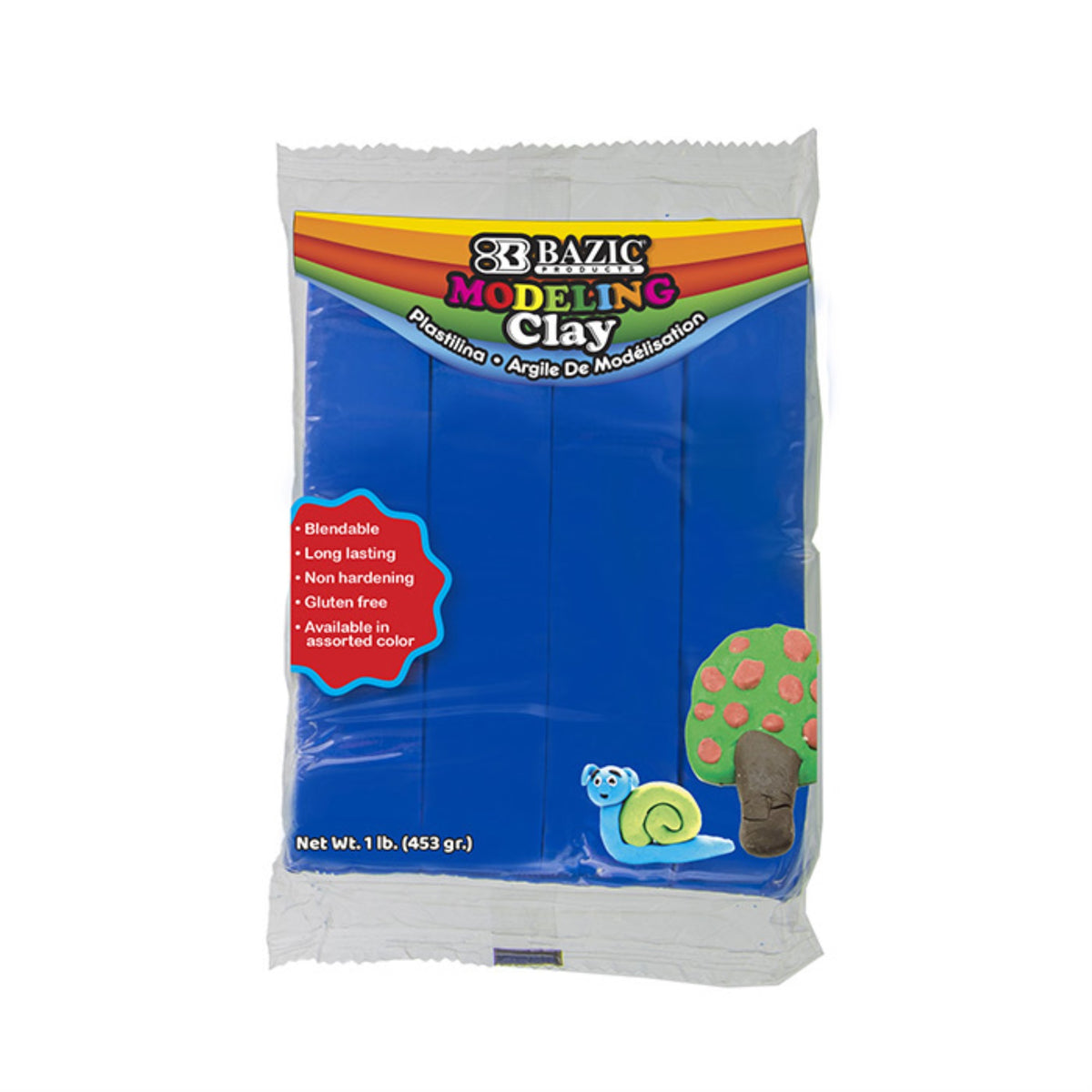 Bazic 1 Lb Blue Modeling Clay