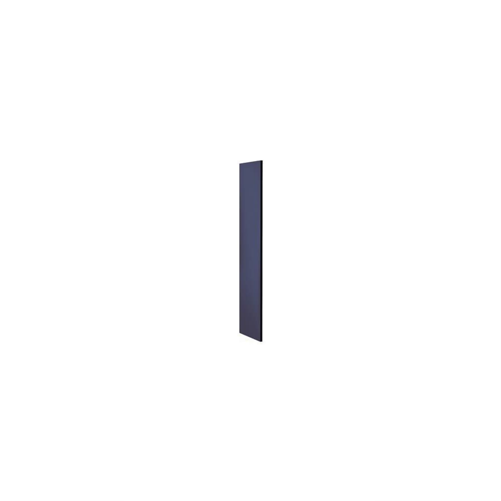 Side Panel - for 6 Feet High - 18 Inch Deep Designer Wood Locker - without Sloping Hood - Blue