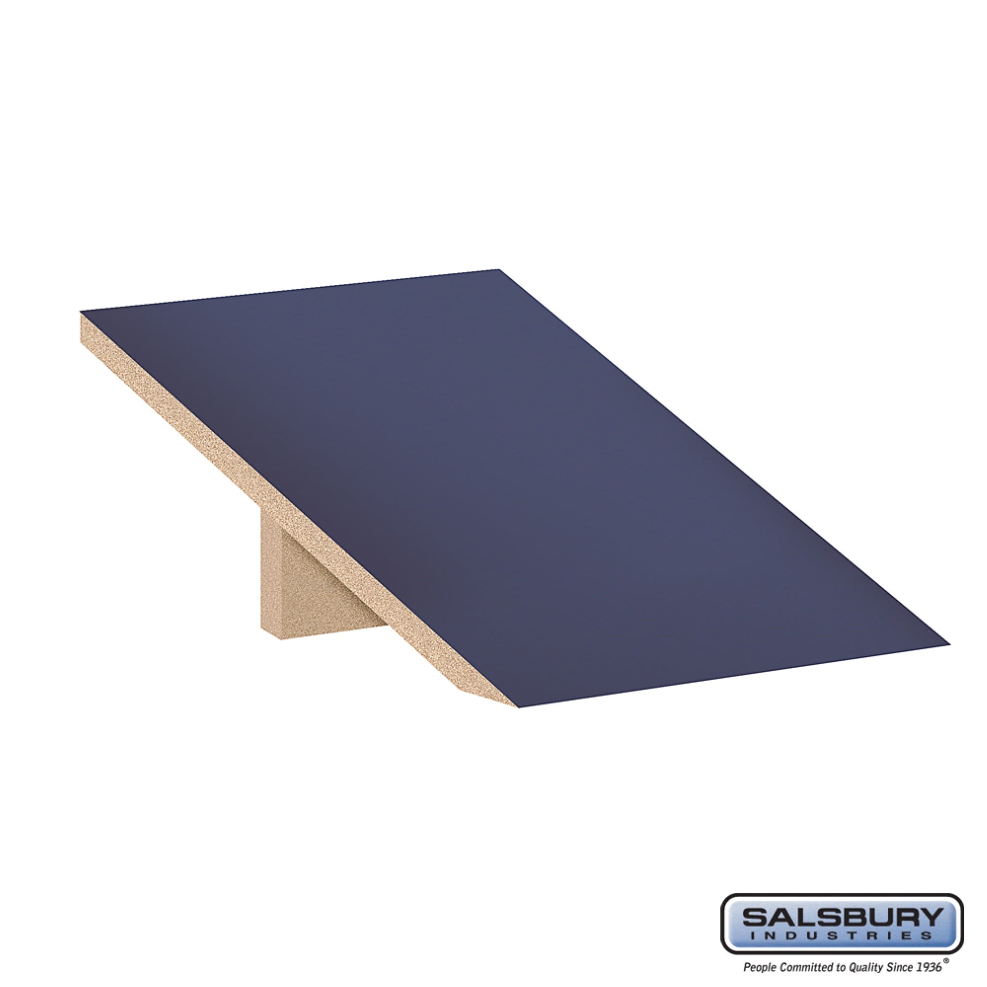 Sloping Hood - for 15 Inch Deep Designer Locker - 1 Wide - Blue