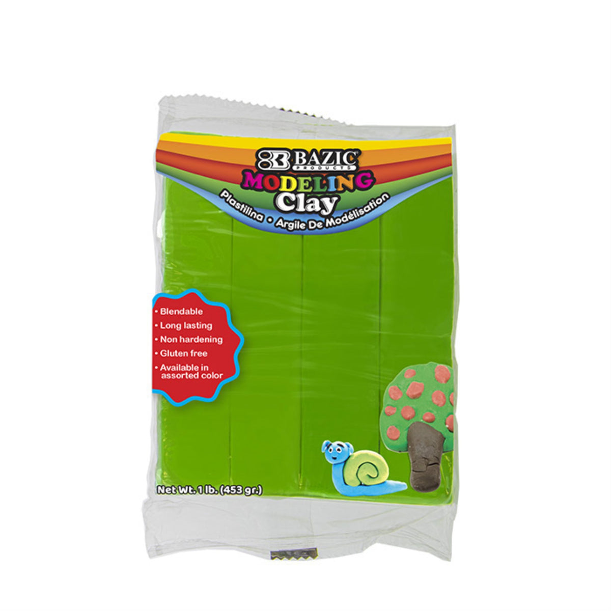 Bazic 1 Lb Green Modeling Clay