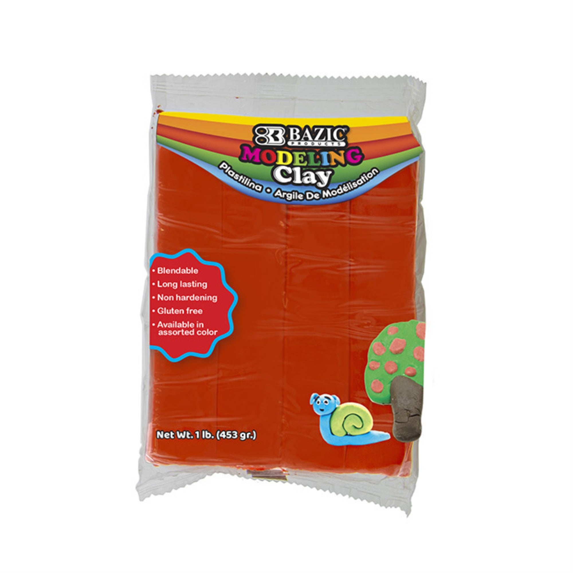 Bazic 1 Lb Red Modeling Clay