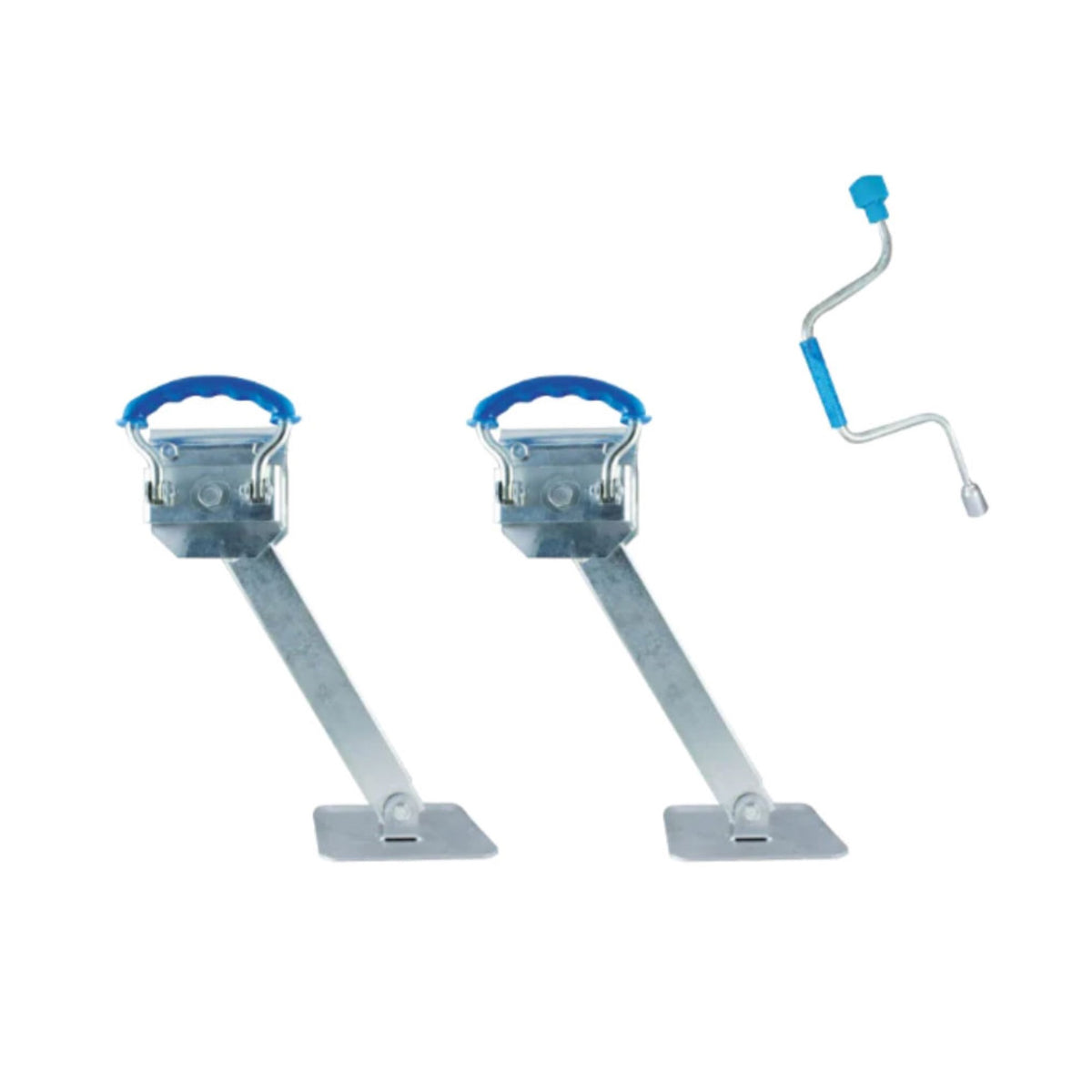 Ark Dds750Us Drop Down Corner Steady 750Mm - Set Of 2 With Winding Handle