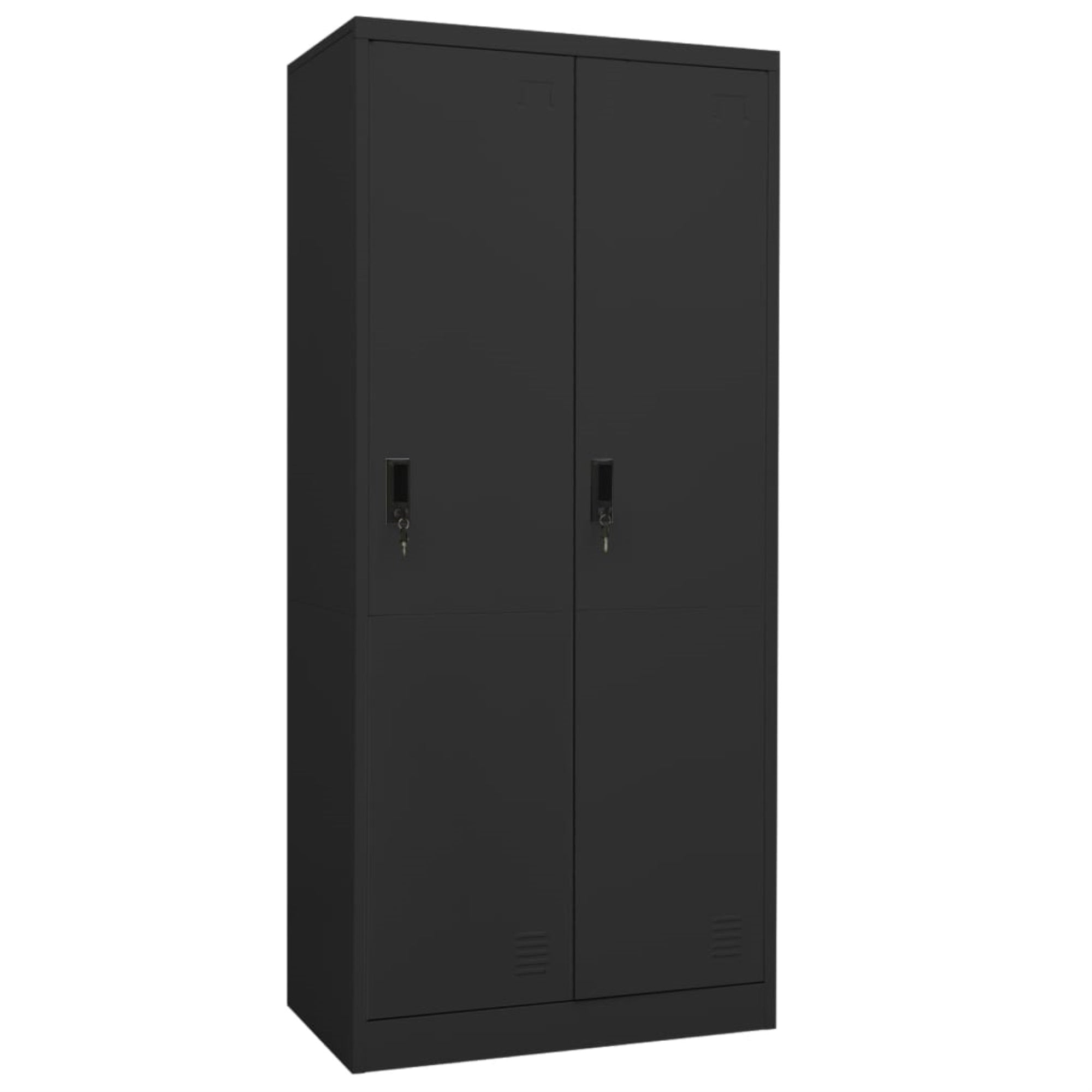 Vidaxl Wardrobe Anthracite 31.5'X19.7'X70.9' Steel