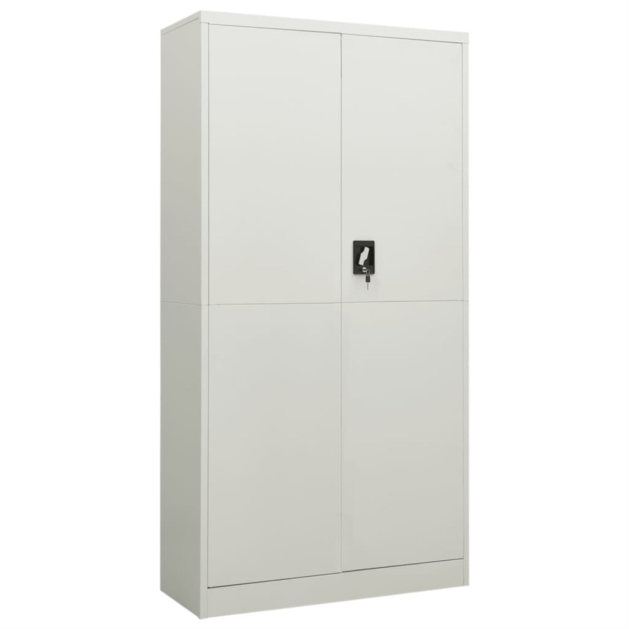 Vidaxl Locker Cabinet Light Gray 35.4'X15.7'X70.9' Steel