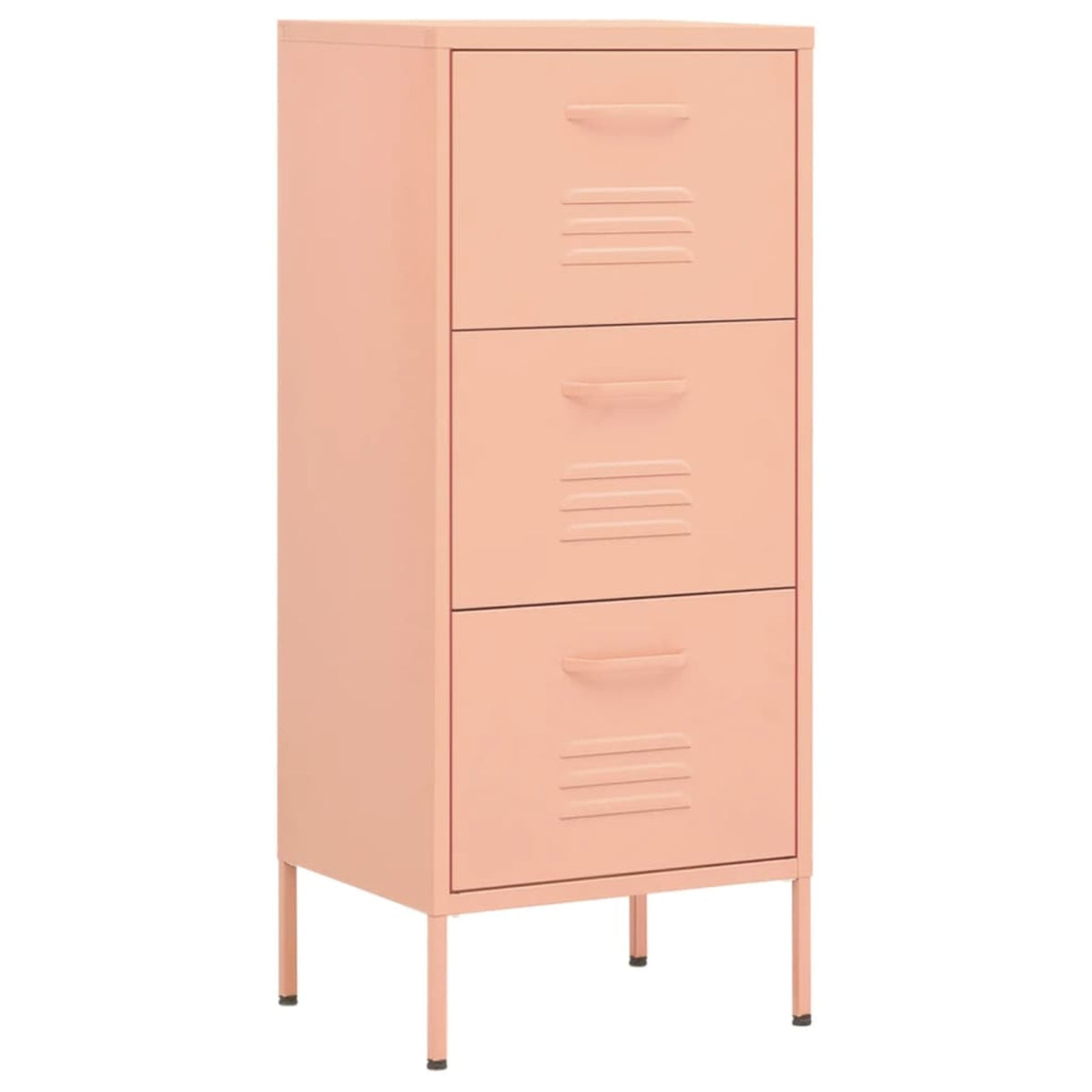 Vidaxl Storage Cabinet Pink 16.7'X13.8'X40' Steel