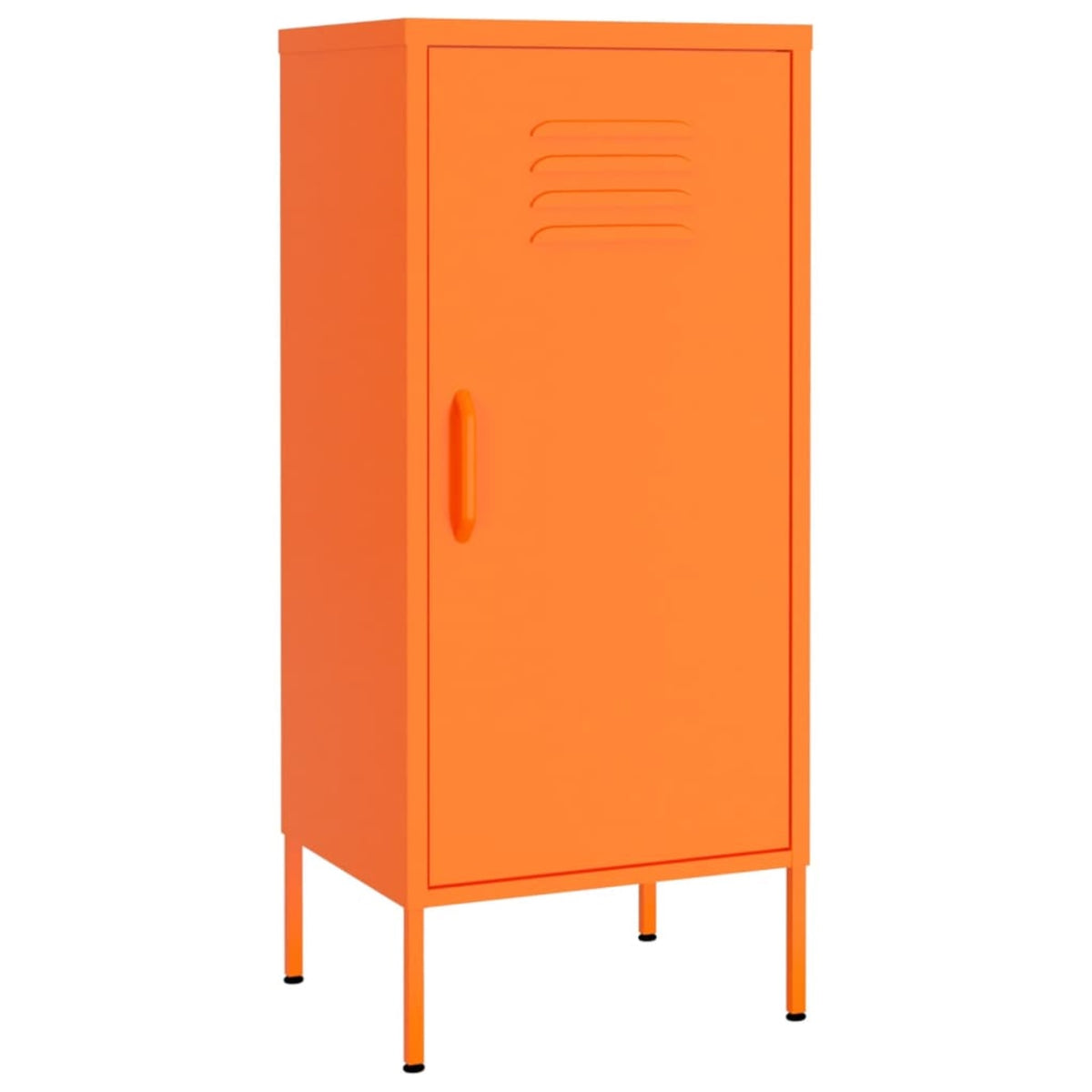 Vidaxl Storage Cabinet Orange 16.7'X13.8'X40' Steel
