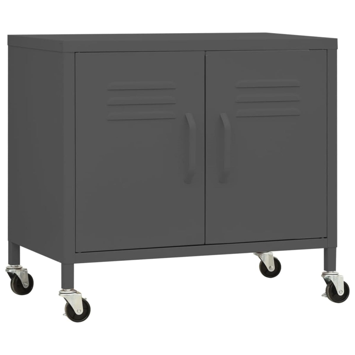 Vidaxl Storage Cabinet Anthracite 23.6'X13.8'X19.3' Steel