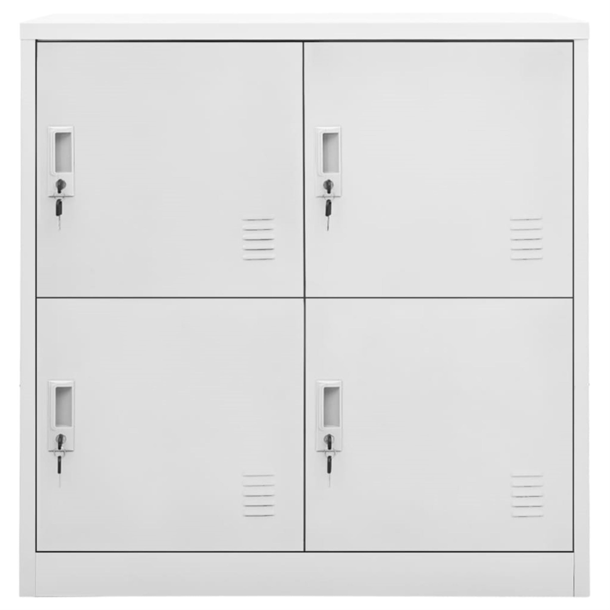 Vidaxl Locker Cabinet Light Gray 35.4'X17.7'X36.4' Steel