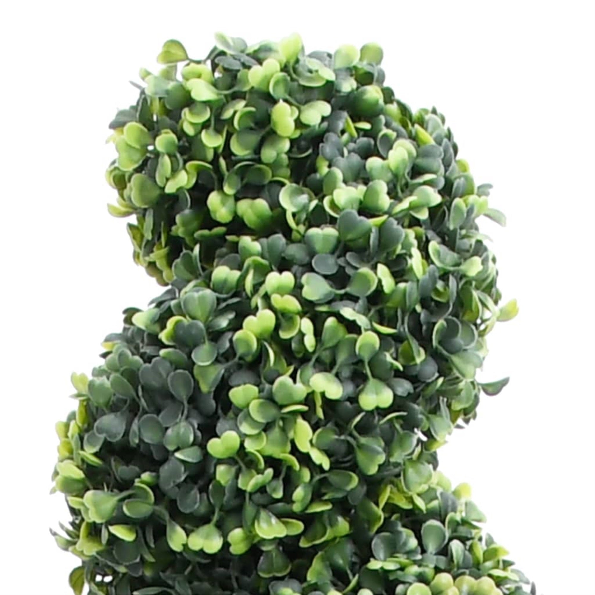 Vidaxl Artificial Boxwood Spiral Plant With Pot Green 23.2'