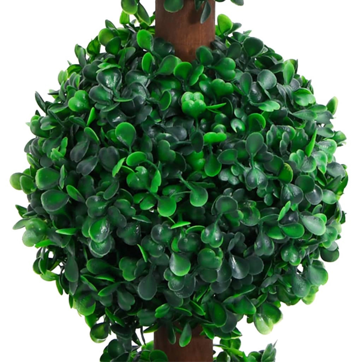 Vidaxl Artificial Boxwood Plant With Pot Ball Shaped Green 35.4'