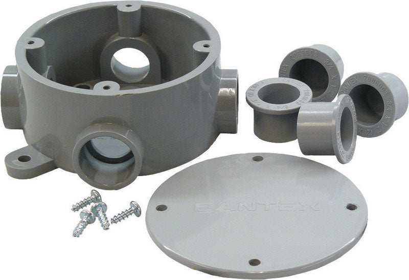 Junction Box Rnd 1/2-3/4 (Pack Of 1)