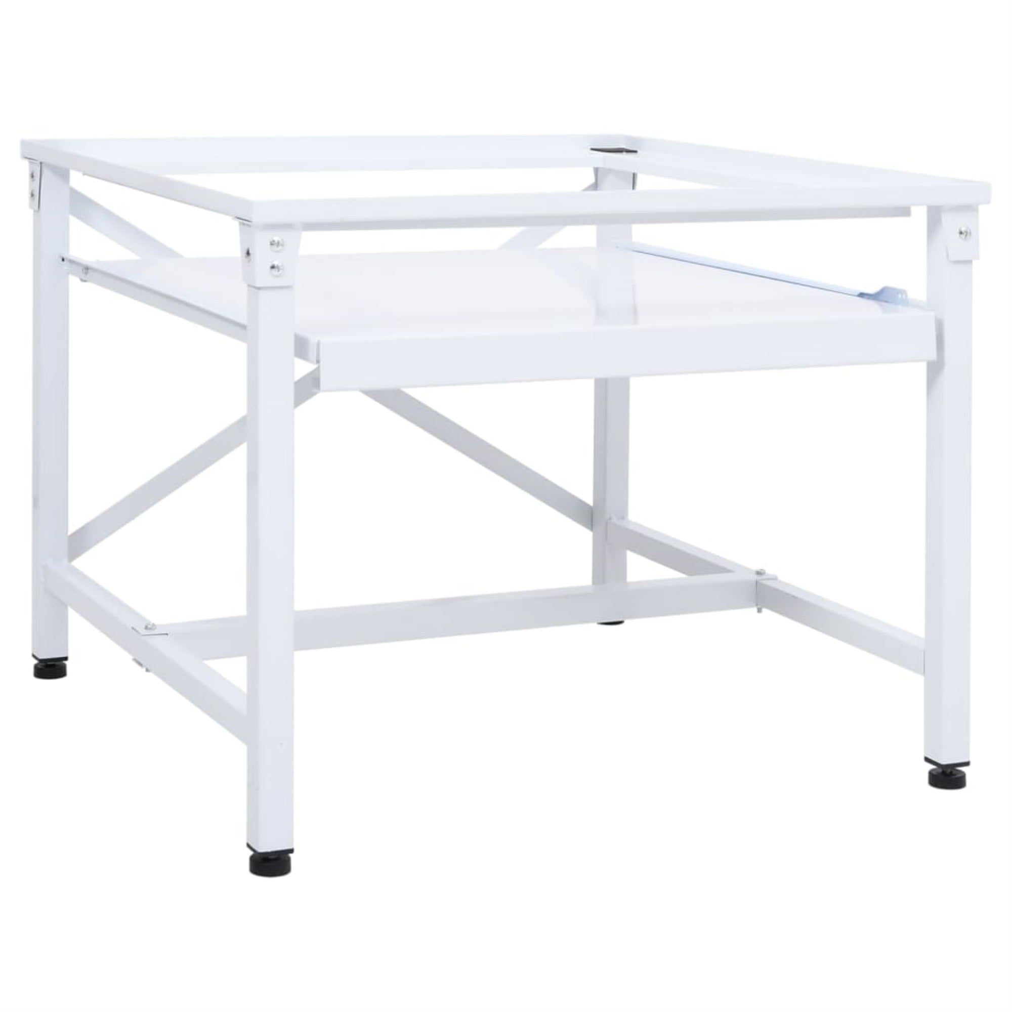 Vidaxl Double Washing And Drying Machine Pedestal White