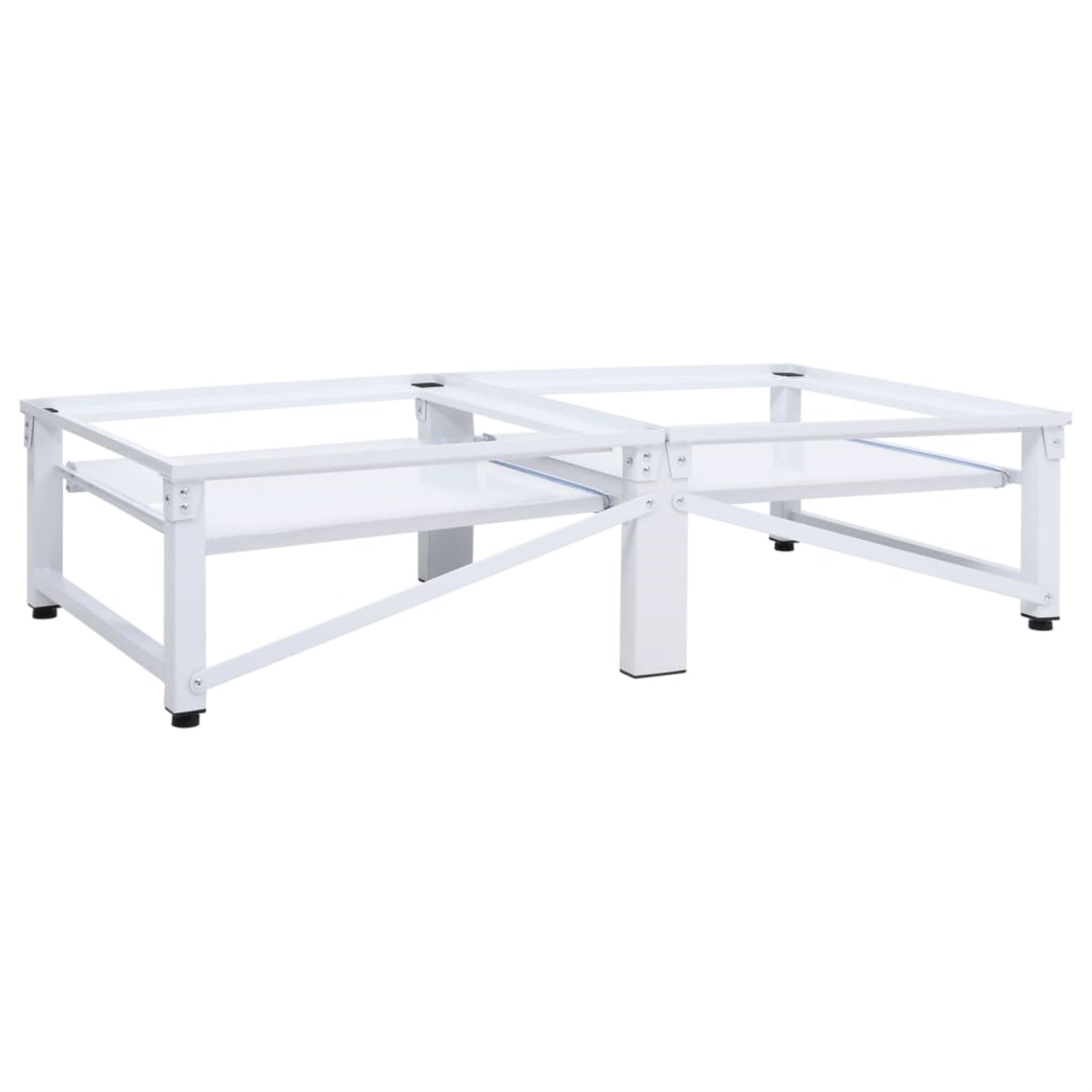 Vidaxl Washing Machine Stacking Kit With Pull-Out Shelf