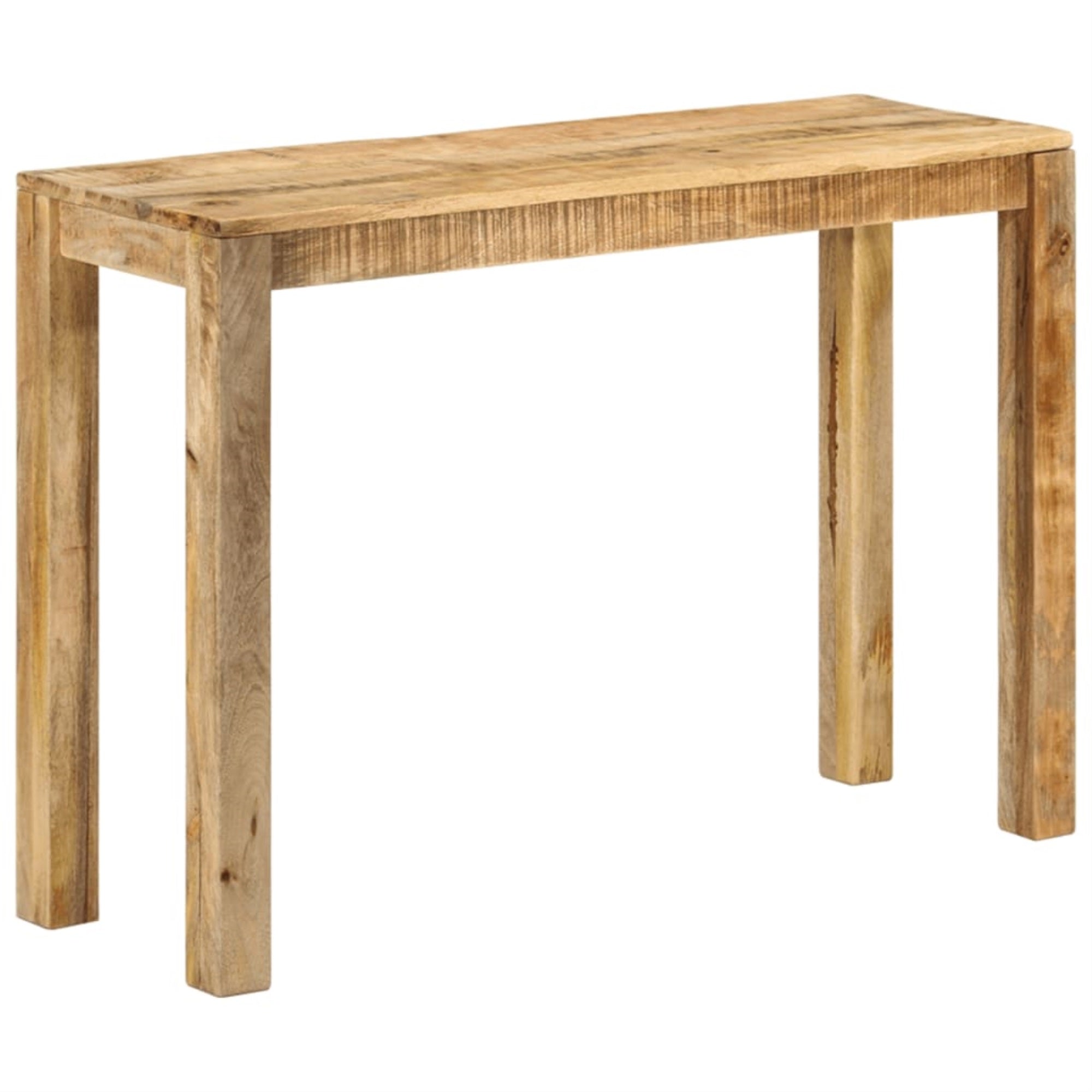 Vidaxl Console Table 43.3'X13.8'X29.9' Rough Mango Wood