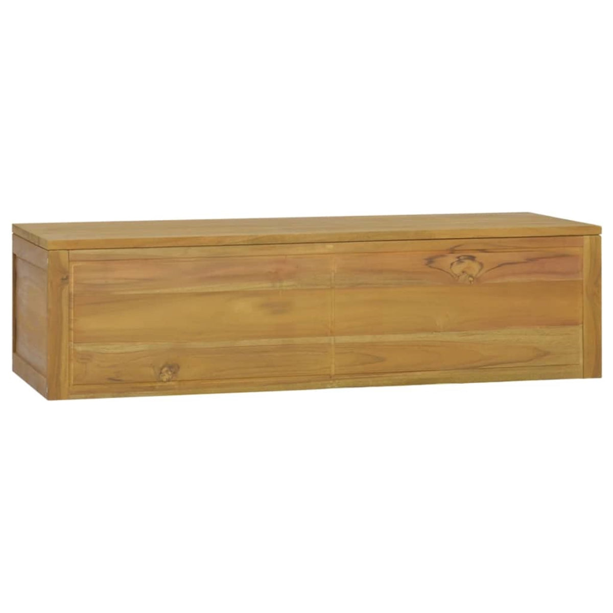 Vidaxl Wall-Mounted Bathroom Cabinet 43.3'X17.7'X11.8' Solid Wood Teak