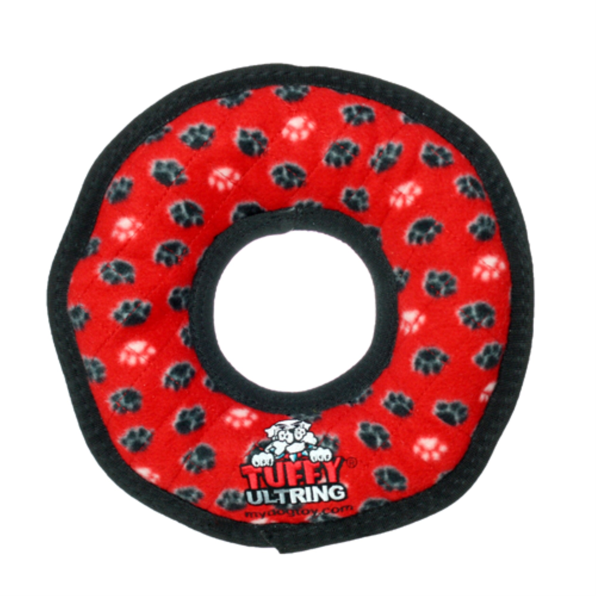 Tuffy Ultimate Ring Red Paw