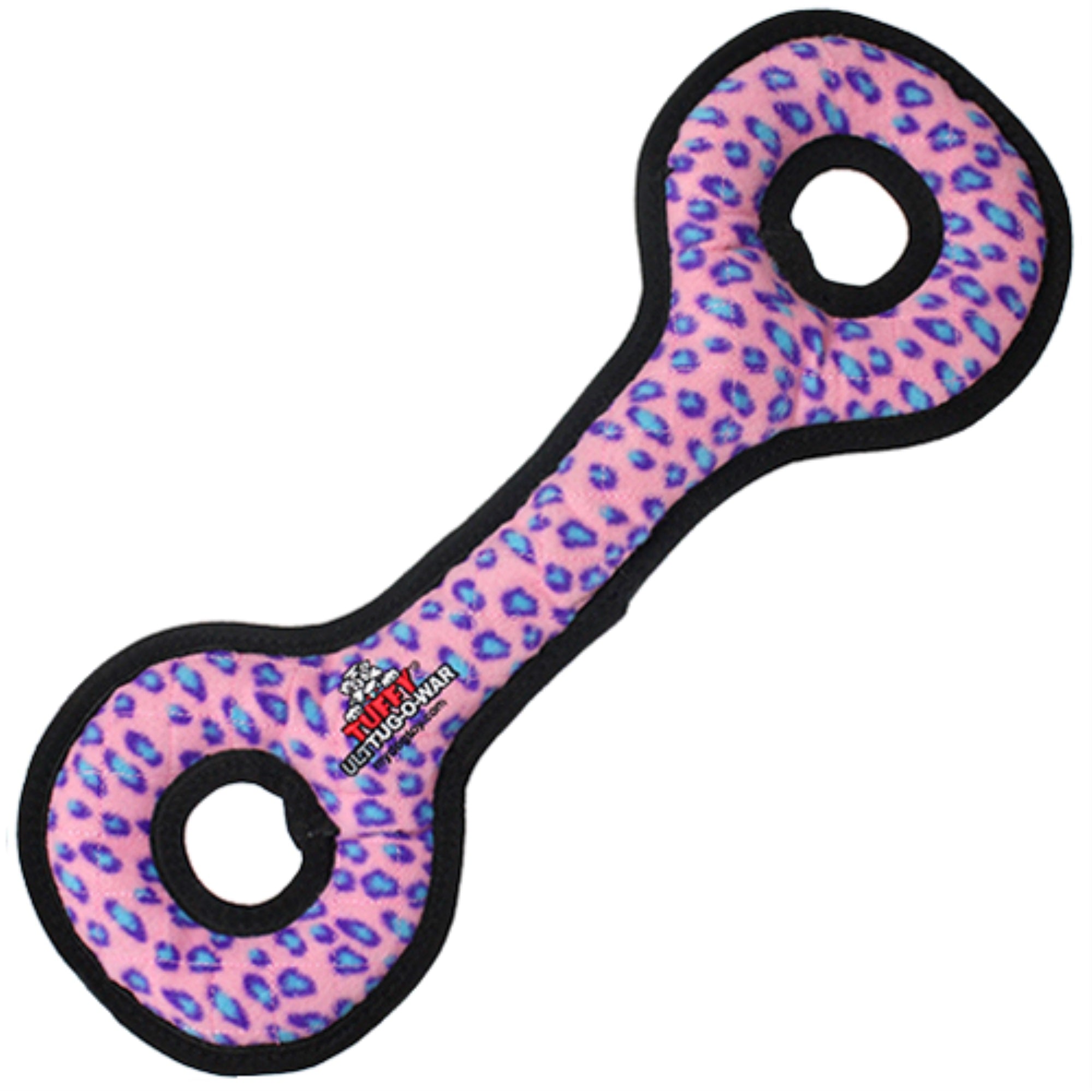 Tuffy Ultimate Tug-O-War Pink Leopard