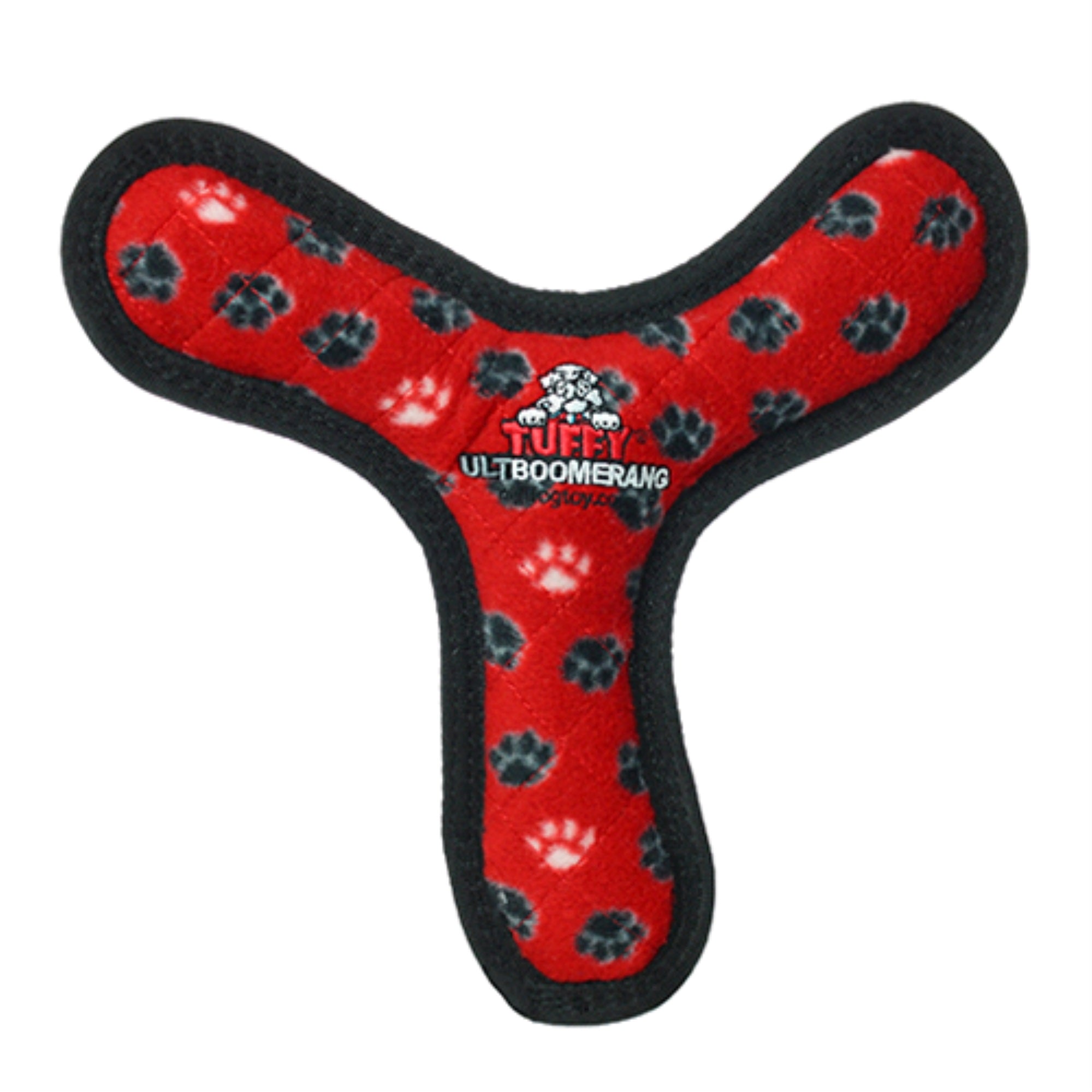 Tuffy Ultimate Boomerang Red Paw