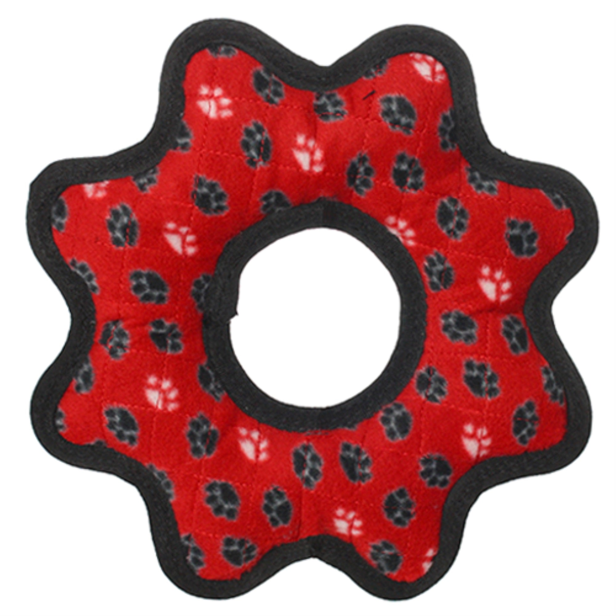Tuffy Ultimate Gear Ring Red Paw