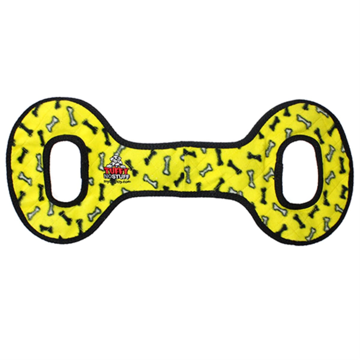 Tuffy No Stuff Ultimate Tug-O-War Yellow Bone