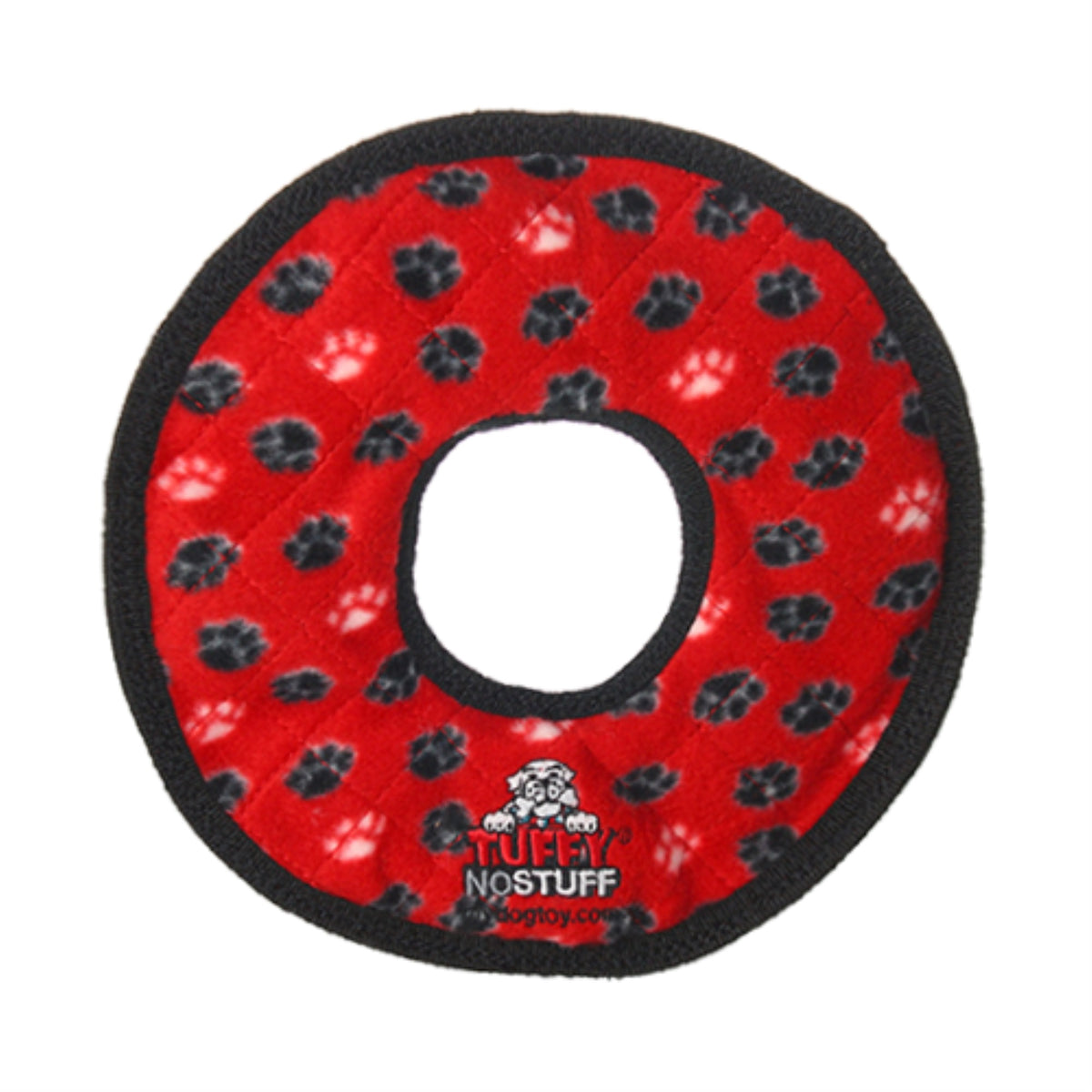 Tuffy No Stuff Ultimate Ring Red Paw