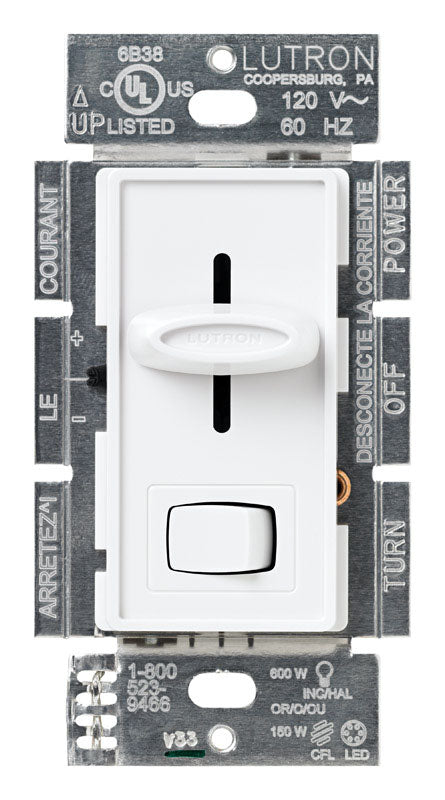 Cfl/Led Preset Dimmr Wht (Pack Of 1)
