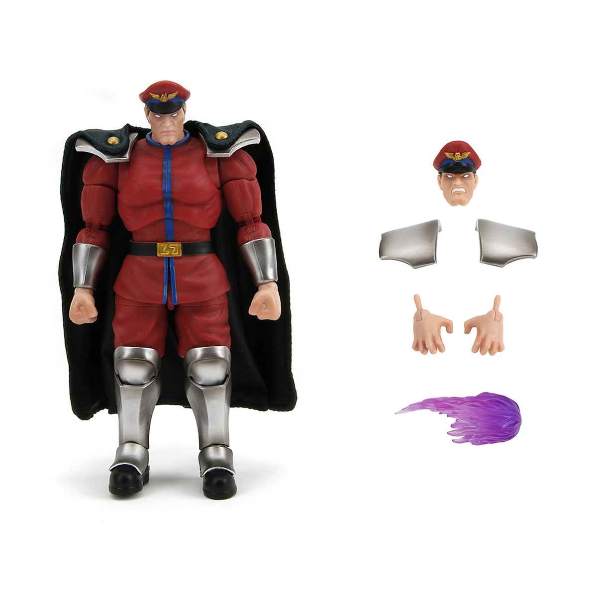 M. Bison 6' Moveable Figure With Accessories And Alternate Head And Hands 'Ultra Street Fighter Ii: The Final Challengers' (2017) Video Game Model By Jada