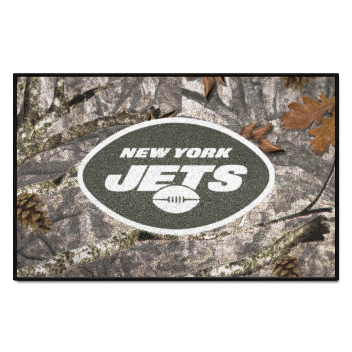 New York Jets Camo Starter Mat Accent Rug - 19In. X 30In.
