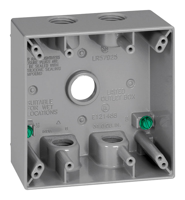 Outlet Box 2G 5 Hole (Pack Of 1)