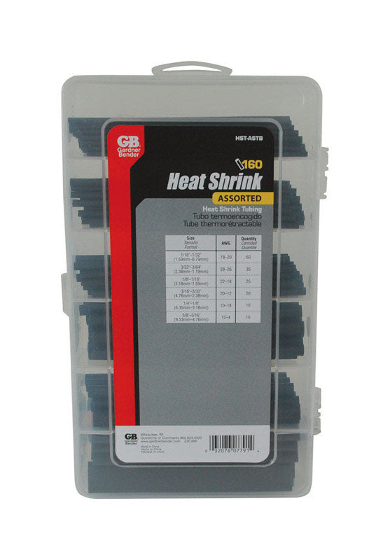 Heat Shrink Tube Kit Blk(Pack Of 1)