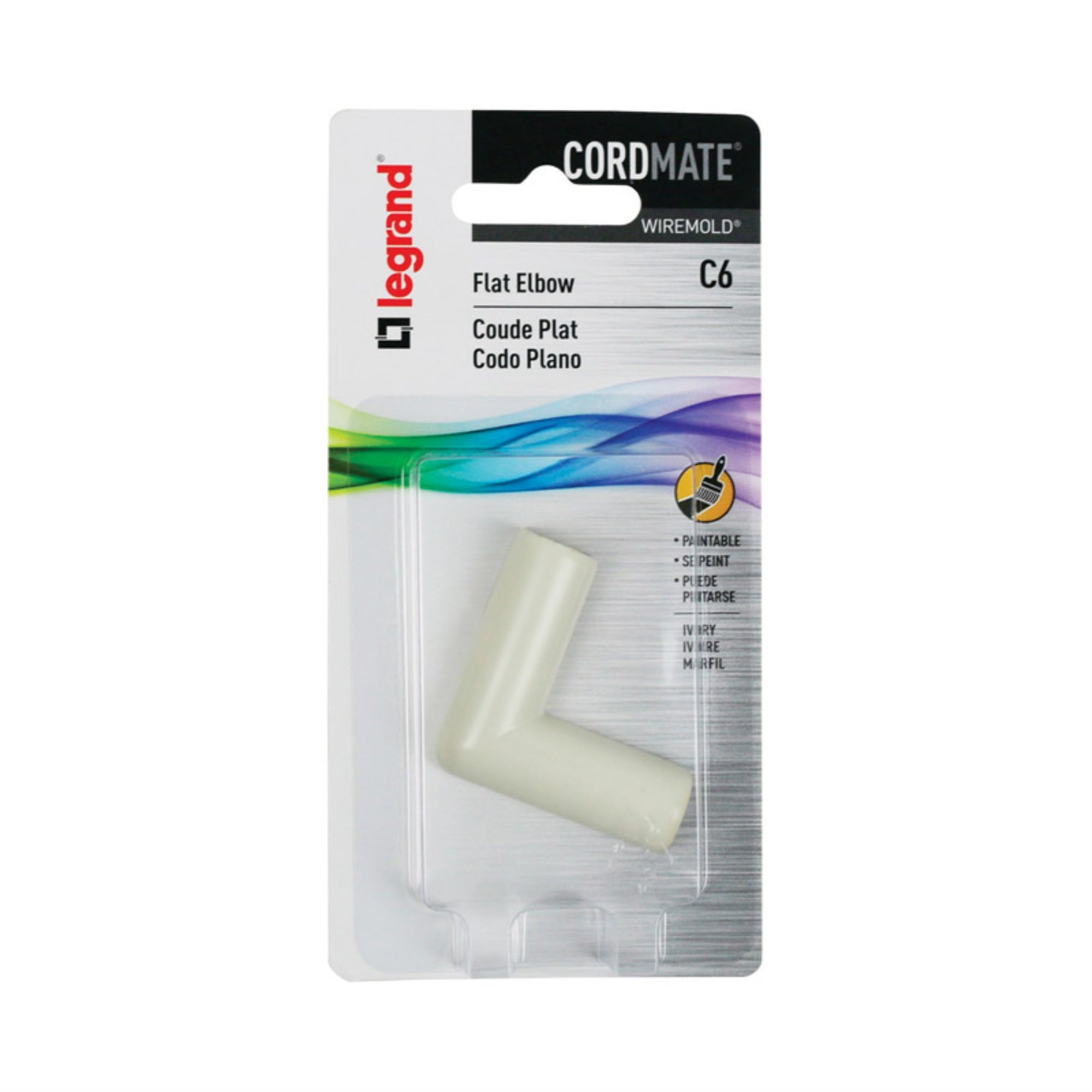 Elbow Flat Cordmte Plst (Pack Of 10)