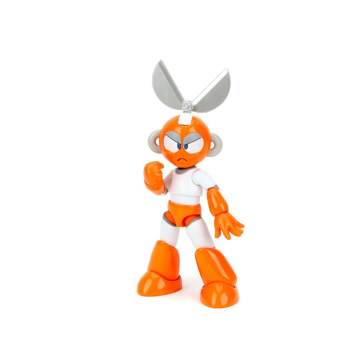 Cut Man 4.5' Moveable Figure With Accessories And Alternate Head And Hands 'Mega Man' (1987) Video Game Model By Jada