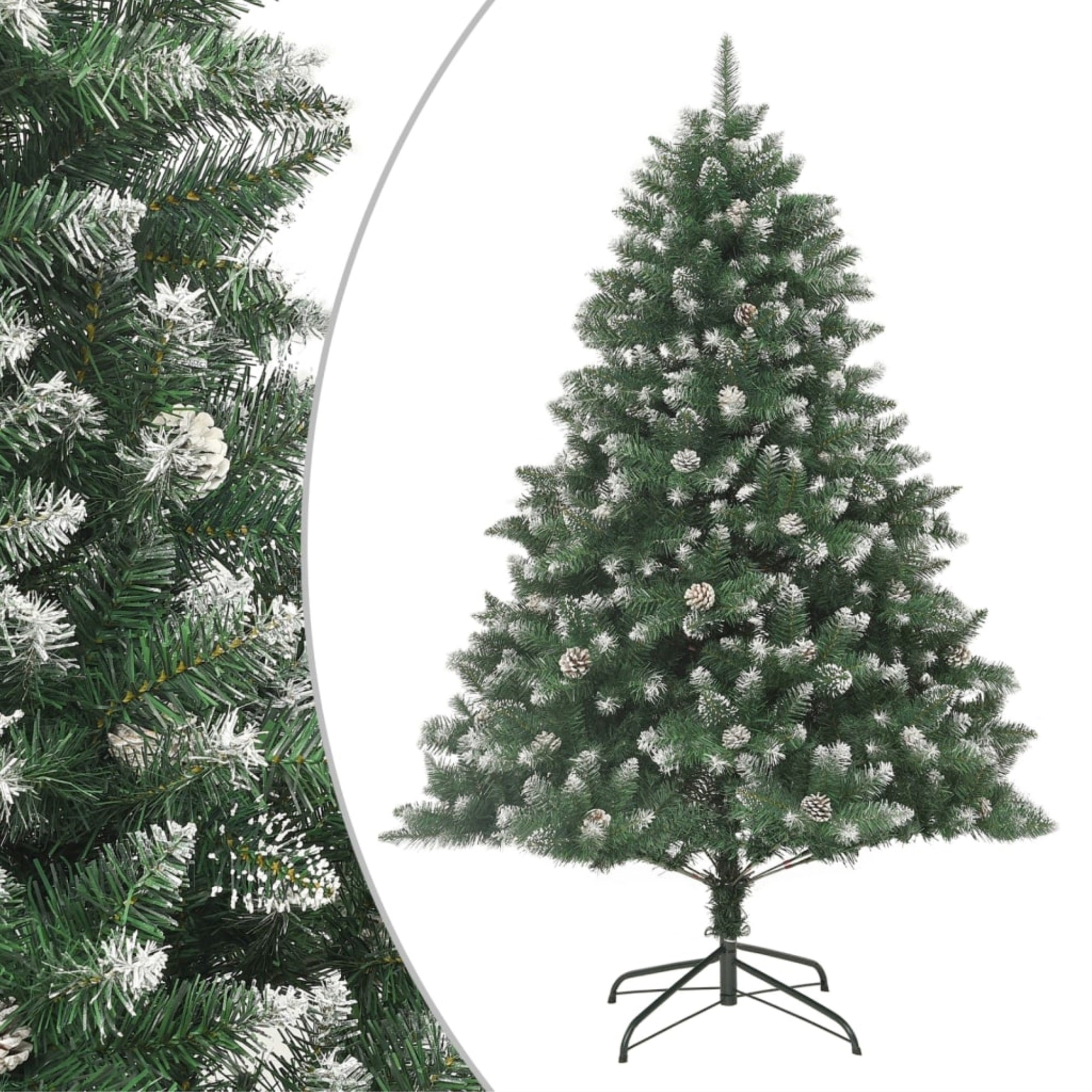 Vidaxl Artificial Christmas Tree With Stand 70.9' Pvc