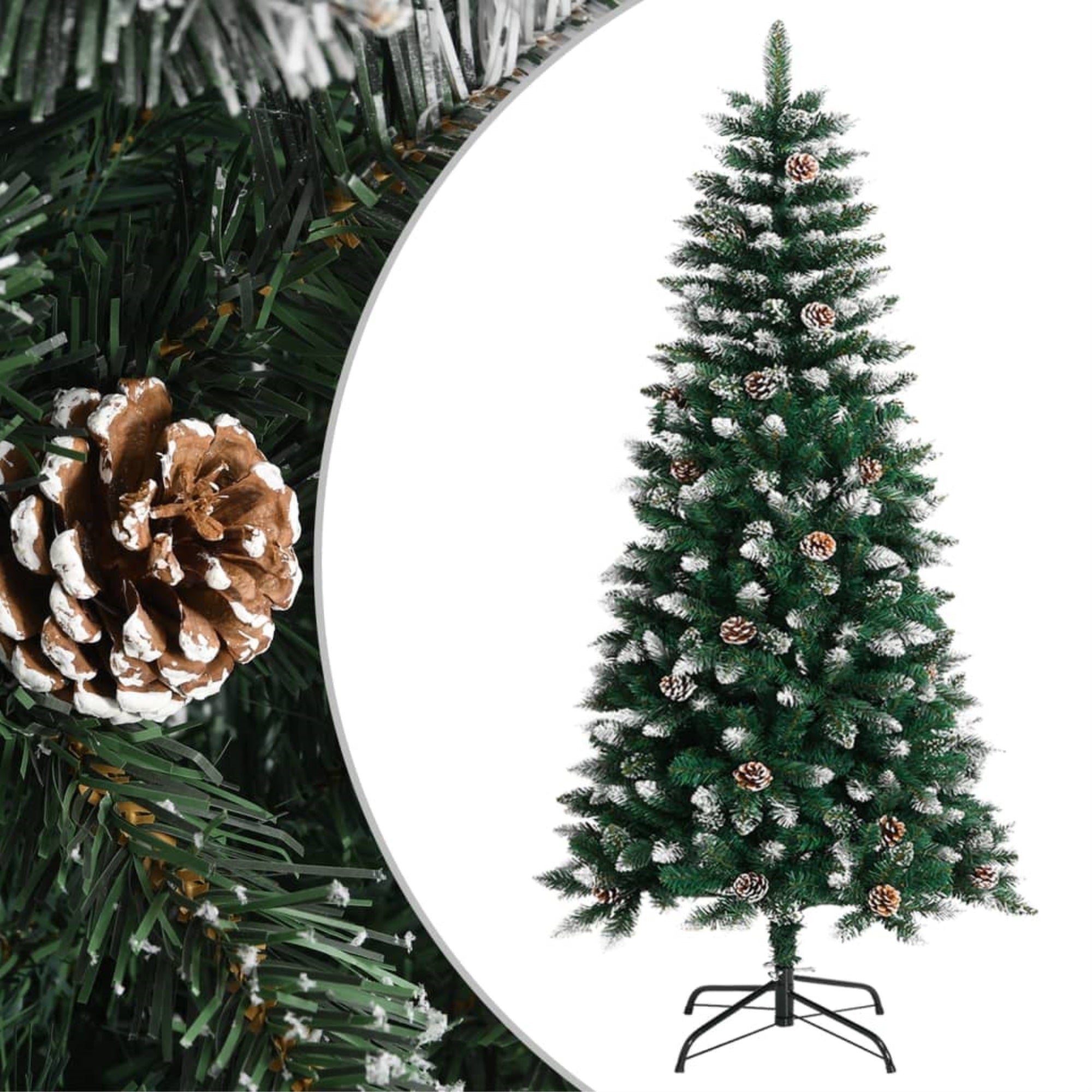 Vidaxl Artificial Christmas Tree With Stand Green 47.2' Pvc