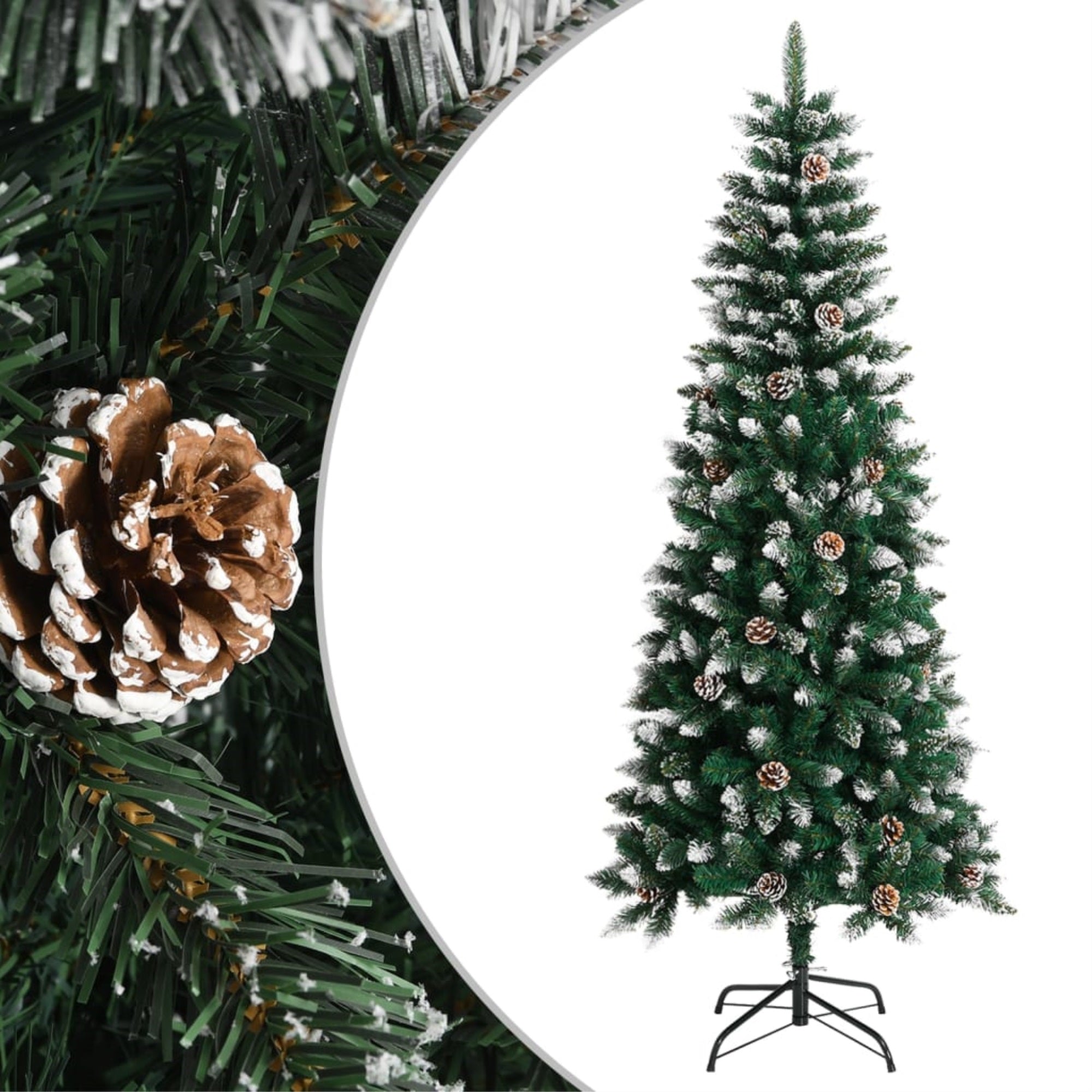 Vidaxl Artificial Christmas Tree With Stand Green 70.9' Pvc