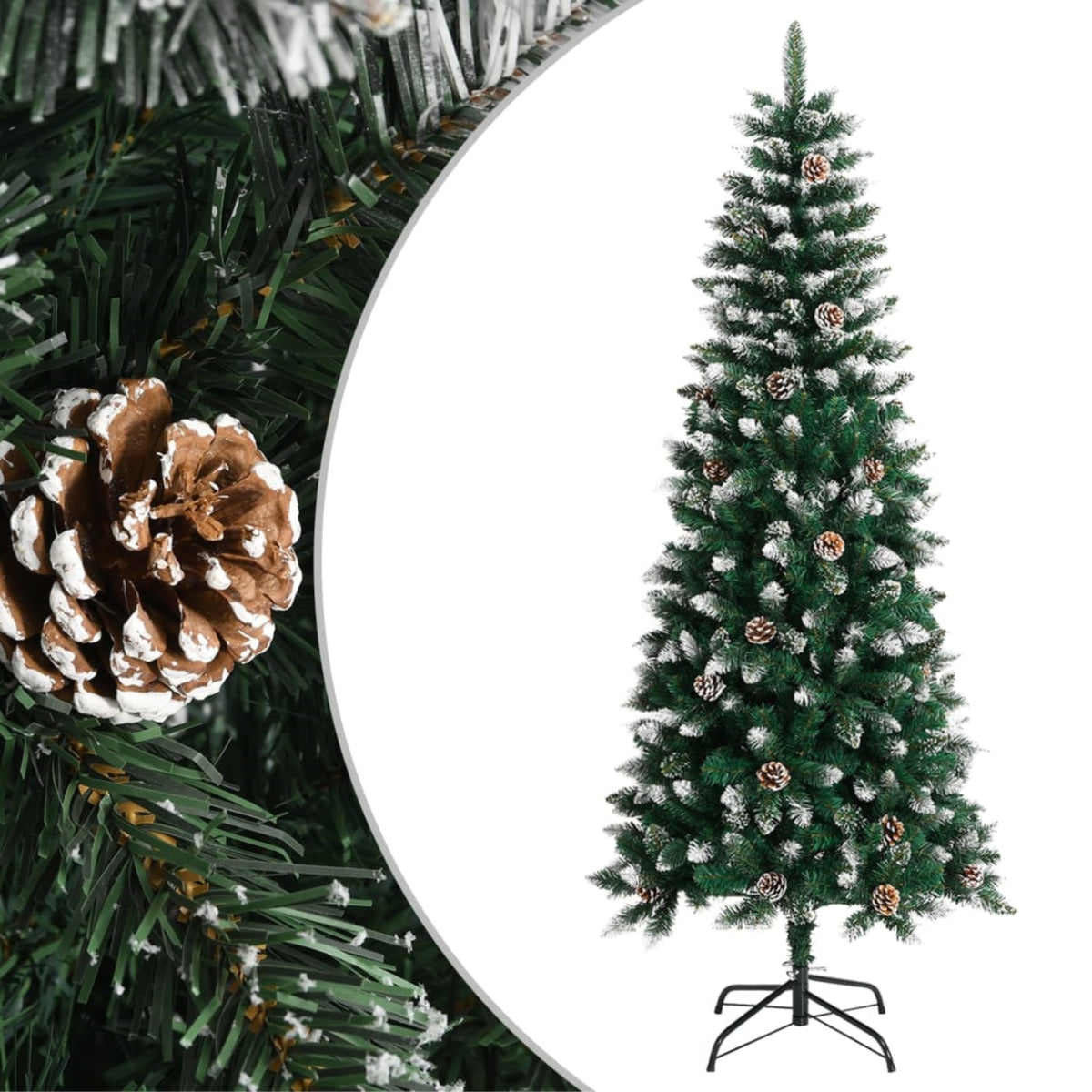 Vidaxl Artificial Christmas Tree With Stand Green 70.9' Pvc