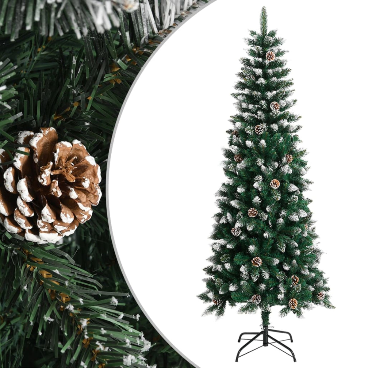 Vidaxl Artificial Christmas Tree With Stand Green 82.7' Pvc