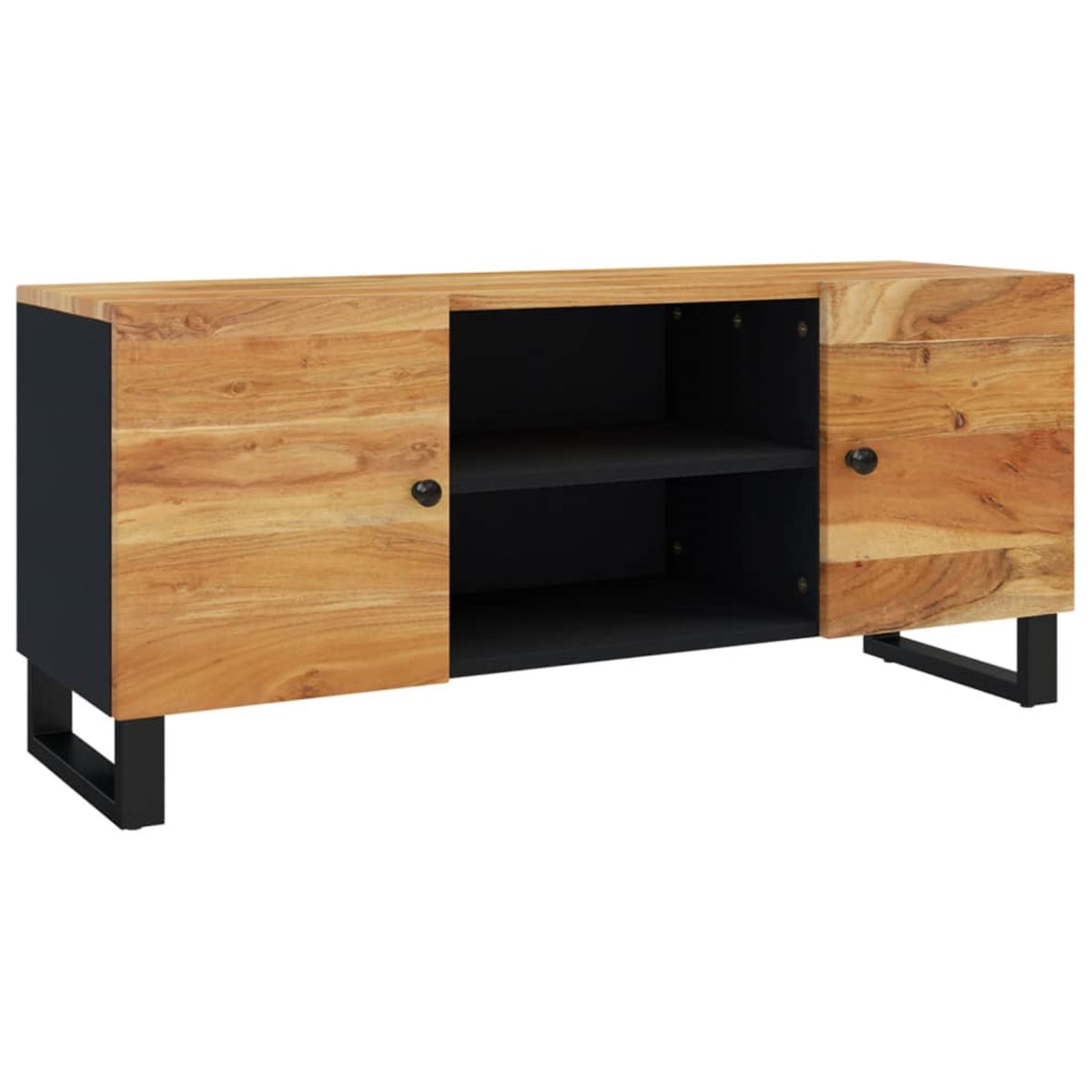Vidaxl Tv Stand 41.3'X13'X18.1' Solid Wood Acacia