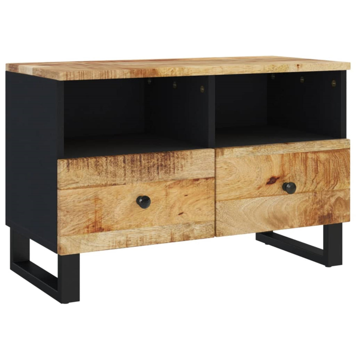 Vidaxl Tv Stand 27.6'X13'X18.1' Solid Wood Mango
